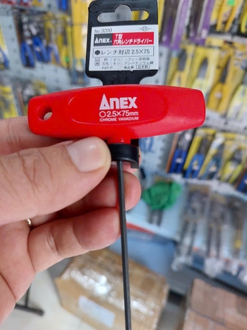 Tô vít lục giác tay cầm chữ T ANEX No.3200-H2.5x75