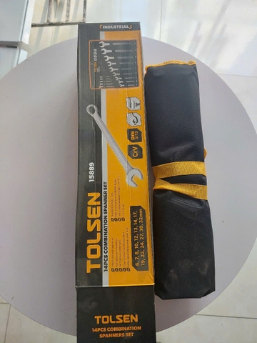 BỘ CỜ LÊ VÒNG MIỆNG (14 PCS)6-32MM TOLSEN 15889