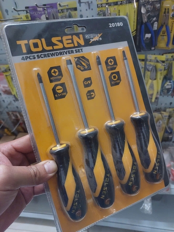 BỘ TUA VÍT 4PCS TOLSEN 20180