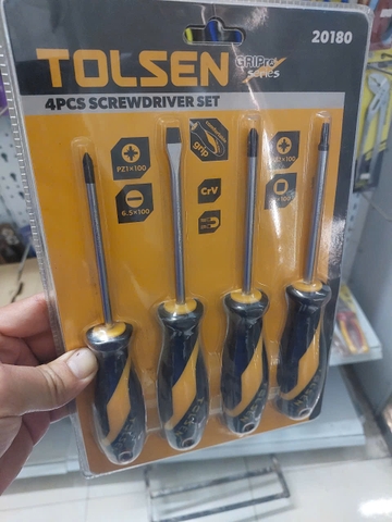 BỘ TUA VÍT 4PCS TOLSEN 20180