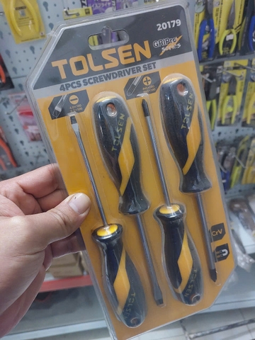 BỘ TUA VÍT CÁN MỀM 4PCS TOLSEN 20179