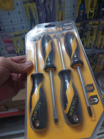 BỘ TUA VÍT CÁN MỀM 4PCS TOLSEN 20179