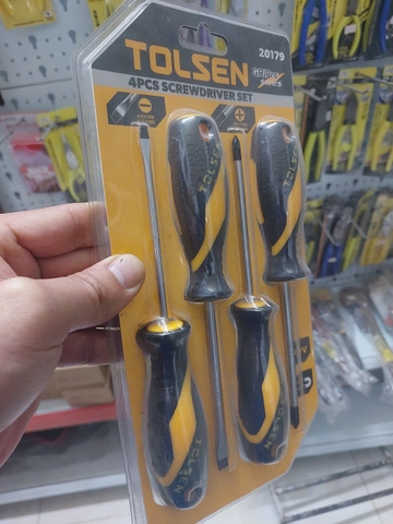 BỘ TUA VÍT CÁN MỀM 4PCS TOLSEN 20179