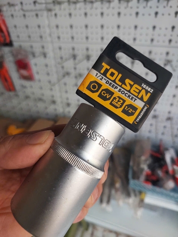 ĐẦU TÍP LỤC GIÁC DÀI 1/2''  TOLSEN 16582