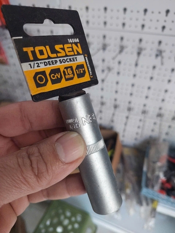 ĐẦU TÍP LỤC GIÁC DÀI 1/2''  TOLSEN 16566