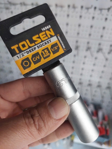 ĐẦU TÍP LỤC GIÁC DÀI 1/2'' TOLSEN 16565