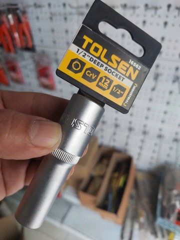 ĐẦU TÍP LỤC GIÁC DÀI 1/2''  TOLSEN 16562