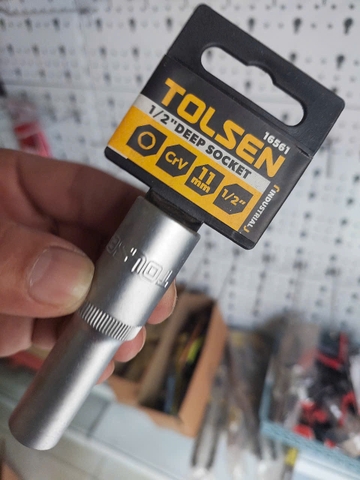 ĐẦU TÍP LỤC GIÁC DÀI 1/2''  TOLSEN 16561