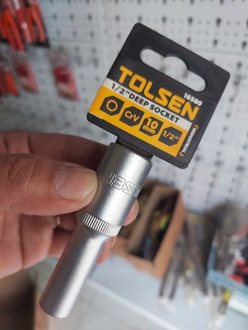 ĐẦU TÍP LỤC GIÁC DÀI 1/2''  TOLSEN 16560