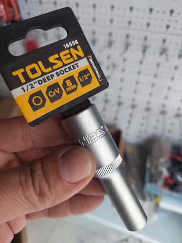 ĐẦU TÍP LỤC GIÁC DÀI 1/2''   (New) TOLSEN 16558