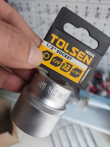 ĐẦU TÍP LỤC GIÁC 1/2'' 32mm TOLSEN 16532