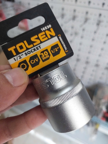 ĐẦU TÍP LỤC GIÁC 1/2'' 30mm TOLSEN 16530