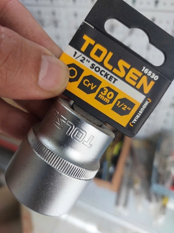 ĐẦU TÍP LỤC GIÁC 1/2'' 30mm TOLSEN 16530