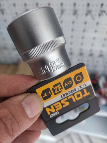 ĐẦU TÍP LỤC GIÁC 1/2'' 27mm TOLSEN 16527
