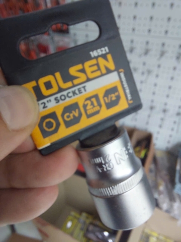 ĐẦU TÍP LỤC GIÁC 1/2'' 21mm TOLSEN 16521