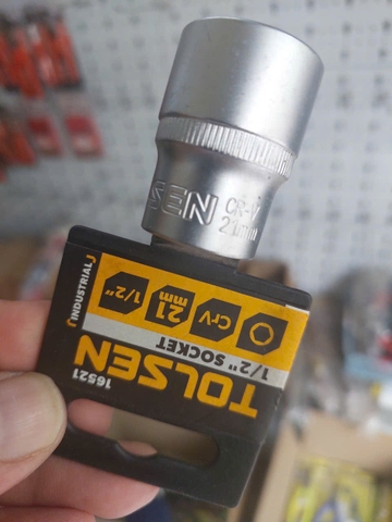 ĐẦU TÍP LỤC GIÁC 1/2'' 21mm TOLSEN 16521