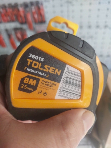 THƯỚC CUỘN TỰ ĐỘNG (CÔNG NGHIỆP) 8M*25MM TOLSEN 36015
