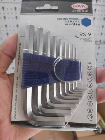 Bộ lục giác ngắn đầu bằng Eight RS-9