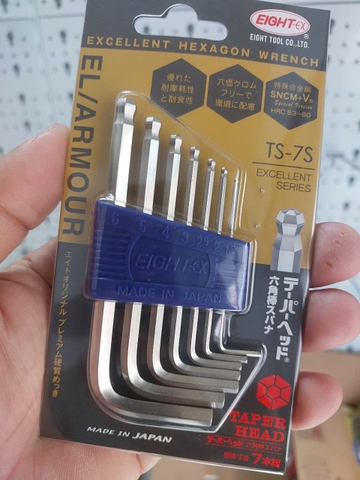 Bộ lục giác đầu bi ngắn Eight TS-7S