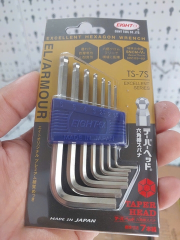 Bộ lục giác đầu bi ngắn Eight TS-7S