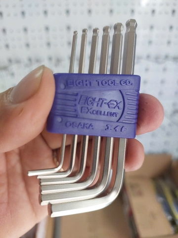 Bộ lục giác đầu bi ngắn Eight TS-6