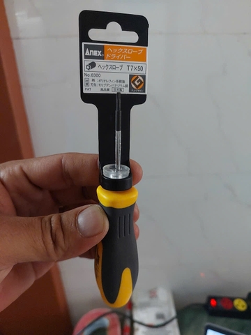 Tô vít hoa thị có lỗ ANEX No.6300-T7x50