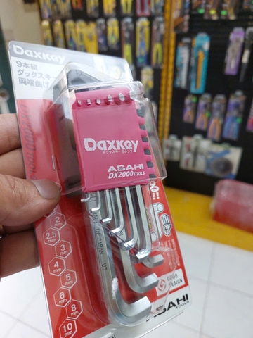 Bộ lục giác thường ngắn 2 đầu cong 1.5-10mm  ASAHI DZS0910