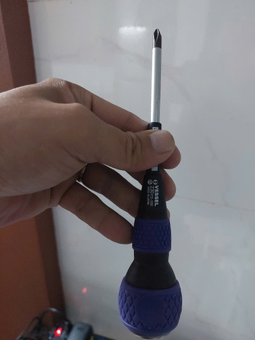 Tô vít đóng 4 cạnh cán tròn VESSEL 230+2x100