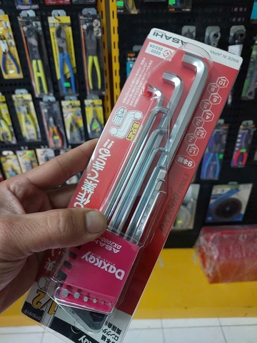 Bộ lục giác thường dài 2 đầu cong 1.5-10mm   ASAHI DYS0910
