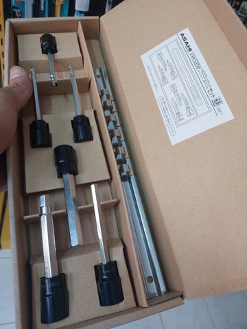 Bộ đầu tuýp lục giác  3/8