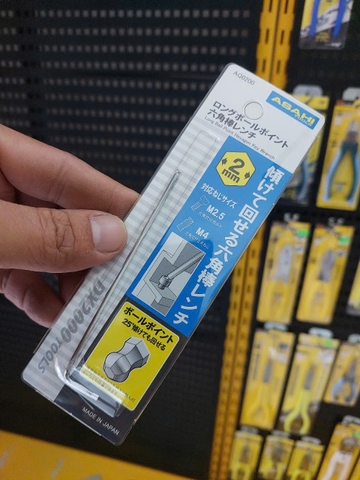 Lục giác chữ L đầu bi 2mm  ASAHI AQ0200