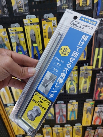 Lục giác chữ L đầu bi 8mm  ASAHI AQ0800