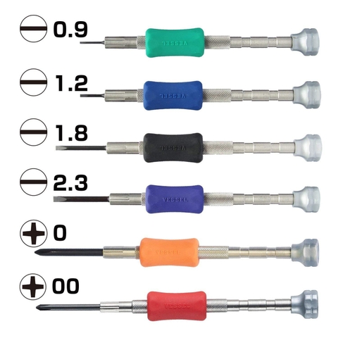 Bộ tô vít điện tử chính xác 6 chi tiết Vessel TD-56 (Japan)