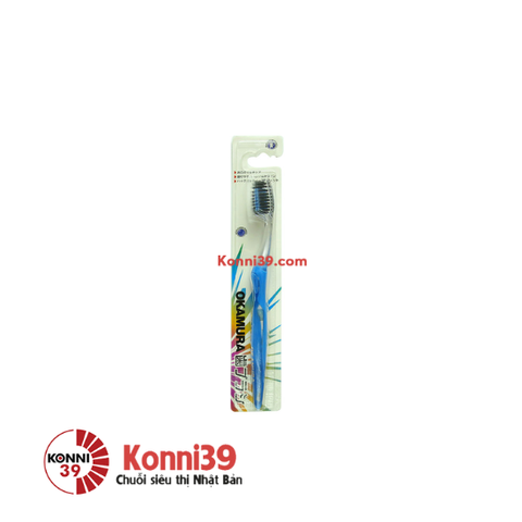 Bàn chải đánh răng Okamura Asahi Type C lông đen xanh