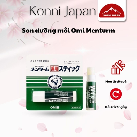 Son dưỡng môi Omi Menturm 4g