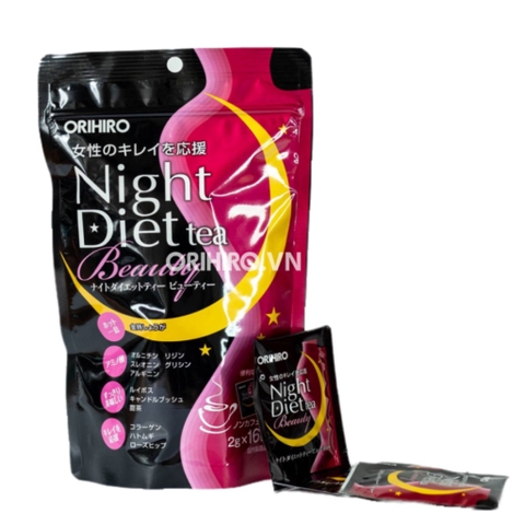 Trà giảm cân Orihiro Night Diet Beauty 16 gói