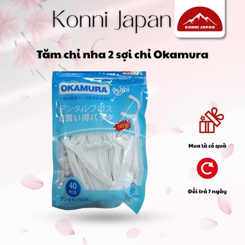 Tăm chỉ nha khoa 2 sợi chỉ