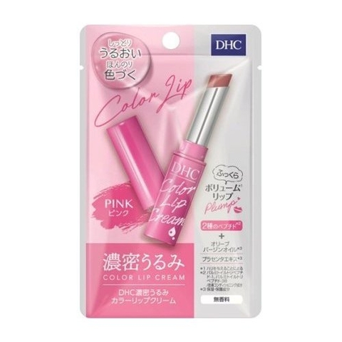 Son dưỡng môi DHC Color Lip Cream 1.5g (3 màu) (Hồng)