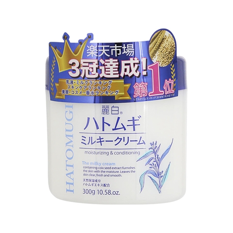 Kem dưỡng ẩm Kumano chiết xuất ý dĩ Hatomugi moisturizing conditioning 300g