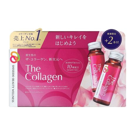 Nước uống The Collagen Shiseido hộp 10 chai + thêm 2 chai