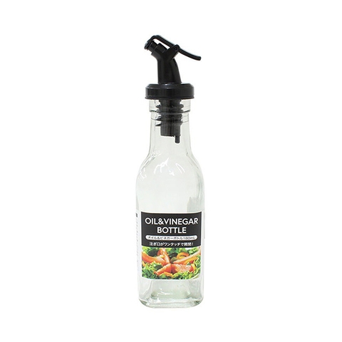 Chai đựng dầu ăn, nước mắm bằng thủy tinh Echo có vòi rót 180 ml