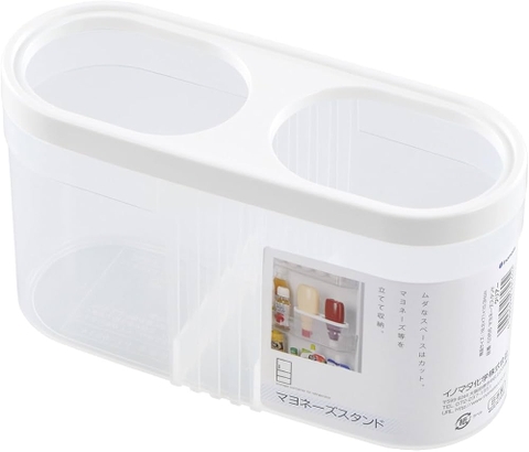 Khay nhựa Inomata để đồ tiện ích 2 ngăn