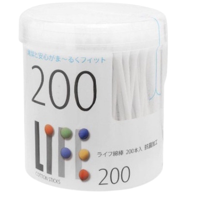 Tăm bông Life spiral xoắn 200 chiếc