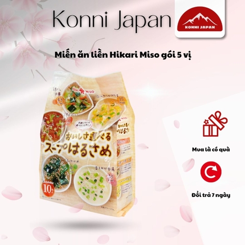 Miến ăn liền Hikari Miso gói 5 vị