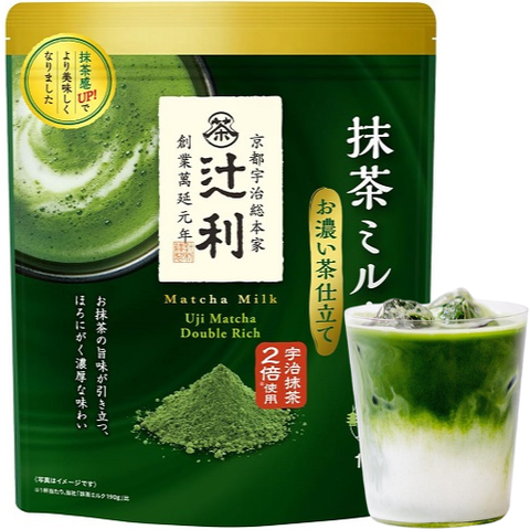 Bột trà sữa trà xanh Tsujiri Matcha Milk Kakaota 150g loại matcha đậm