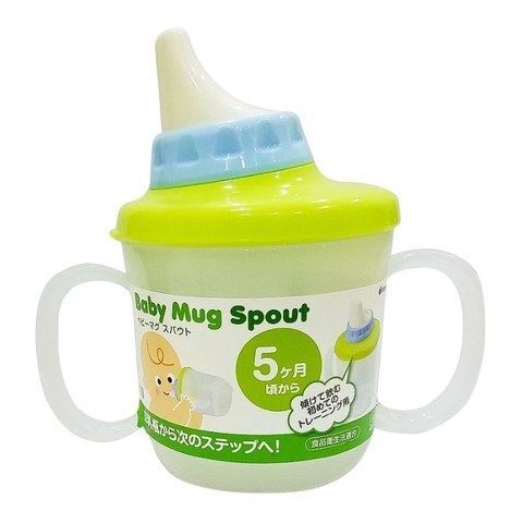 Cốc tập uống có vòi 230ml Inomata - xanh