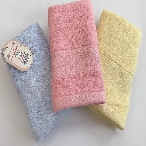 Khăn mặt Cotton S'Baby Unobaby 34x34 cm (nhiều màu)