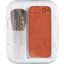 Phấn má hồng Cezanne Nutural Cheek 4g (01 - Peach Pink) (04 - Gold Orange)