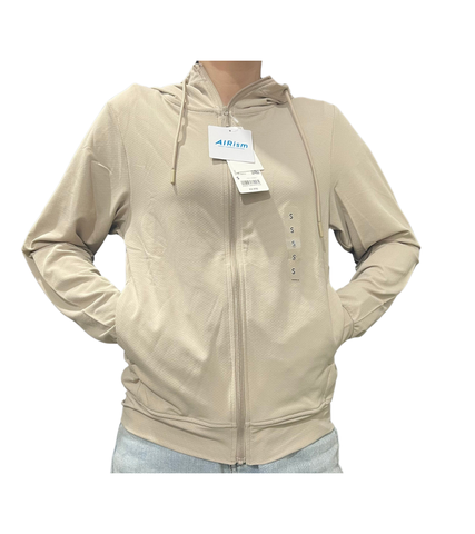 Áo chống nắng Uniqlo UV AIRism 2024 - 30 Natural (Size S)