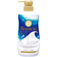 Sữa tắm Bouncia dưỡng ẩm, trắng da chiết xuất sữa bò chai 480ml (Hương xà phòng)